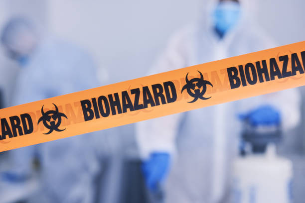 Professional Blood Cleanup technician working in Keene, NH